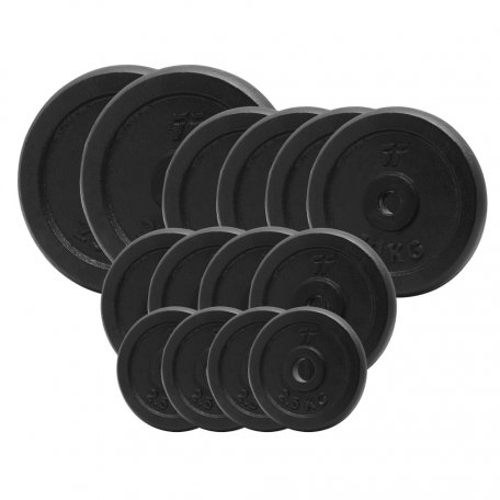 PlatinumFitness Zestaw 110kg Obciążenie żeliwne pełne 29mm