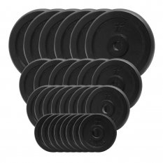PlatinumFitness Zestaw 120kg Obciążenie żeliwne pełne 29mm
