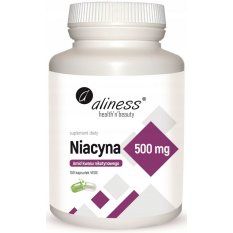 Aliness, Niacyna 500mg x 100 kaps. VEGE