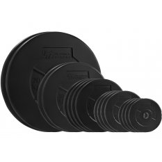 PF Zestaw 95kg (2x20, 2x10, 4x5, 4x2,5, 4x 1,25) Obciążenie bitumiczne 29mm