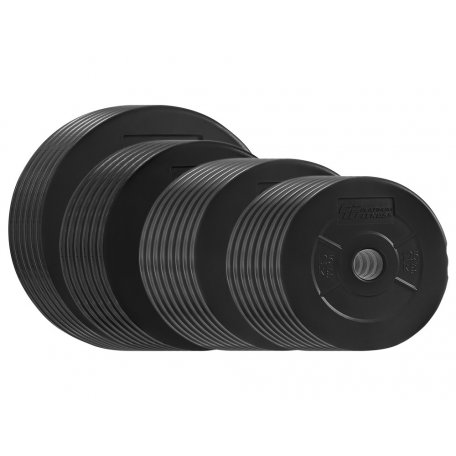 PF Zestaw 120kg (6x10, 6x5, 8x 2,5, 8x 1,25) Obciążenie bitumiczne 29mm