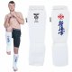 BELTOR KABE KYOKUSHINKAI KARATE Ochraniacze piszczeli goleni bawełniane