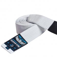 Ground Game Pas do BJJ dla dzieci Biały