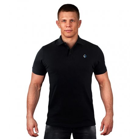 Ground Game Koszulka polo Minimal Czarna
