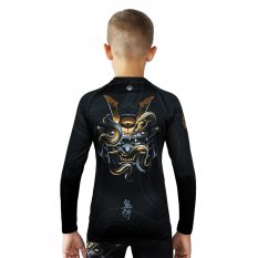 Ground Game Rashguard dziecięcy Oni Samurai długi rękaw