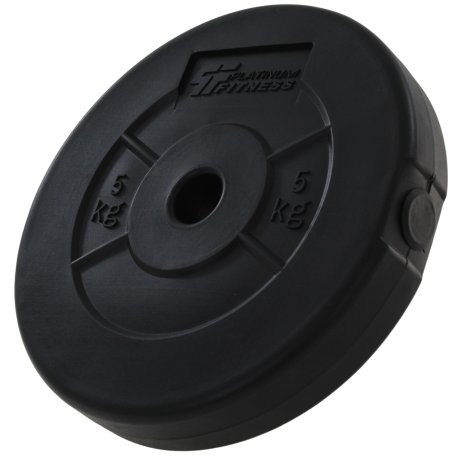 Platinum Fitness Obciążenie bitumiczne czarne 5kg/29mm
