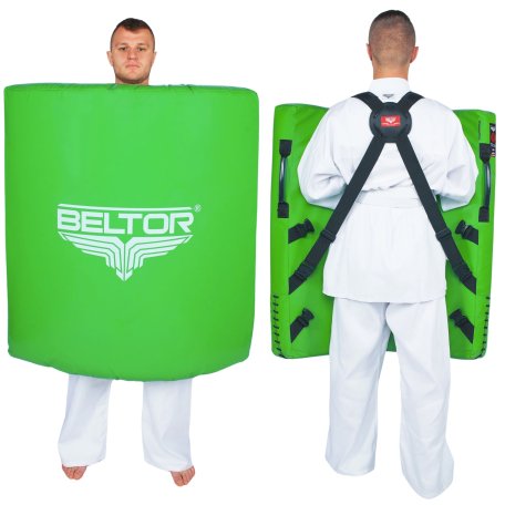 Beltor Tarcza profilowana na szelkach Duża Zielona TATSU 100cm