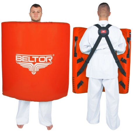 Beltor Tarcza profilowana na szelkach Duża Czerwona TATSU 100cm