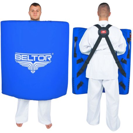 Beltor Tarcza profilowana na szelkach Duża Niebieska TATSU 100cm