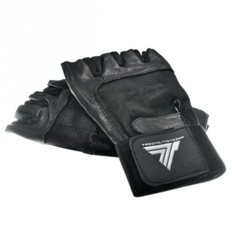 TREC RĘKAWICE CLASIC BLACK Z USZTYWNIACZEM