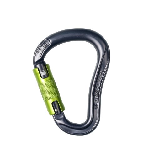 Karabinek Ocun EAGLE HMS TWIST anthracite/green