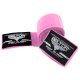 Beltor Owijki bokserskie bawełniane 4m Różowe Bandaże Taśmy treningowe