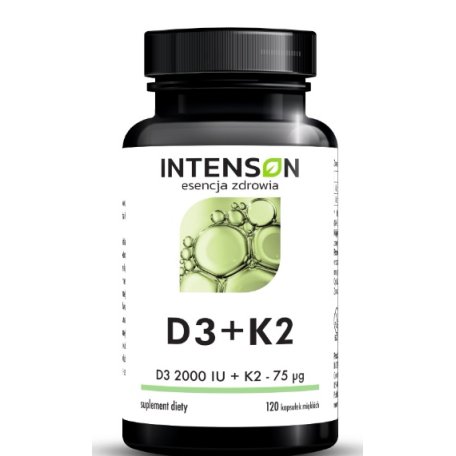 INTENSON WITAMINA D3 + K2 120 kap
