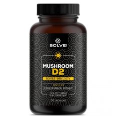 Solve Labs Witamina D2 z grzybów Shiitake 2000IU 60 kapsułek