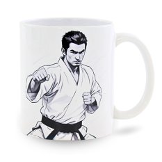 Beltor Kubek Karate WE DO Logo Bialy Karateka Prezent Sensei