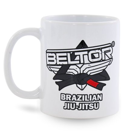 Beltor Kubek Brazilian Jiu-Jitsu BJJ Logo Bialy