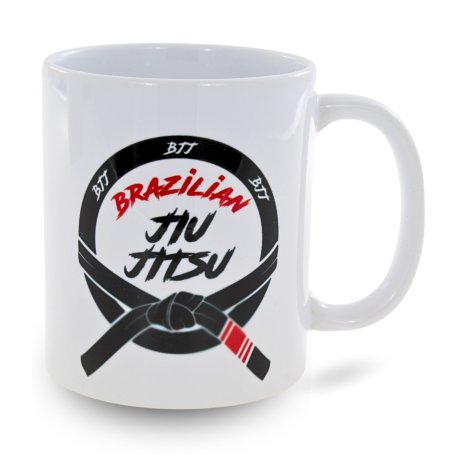 Beltor Kubek Brazilian Jiu-Jitsu BJJ Logo Bialy