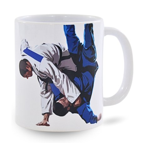 Beltor Kubek Judo Team Logo Biały