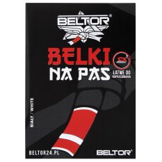 Beltor Białe belki Pas do kimona BJJ JIU-JTSU Zestaw Komplet 2 sztuki