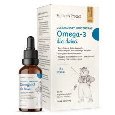 MOTHER'S PROTECT OMEGA 3 DLA DZIECI Ultraczyste Kwasy tłuszczowe 30 ML