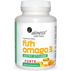 Aliness, Fish Omega 3 FORTE Estry 500/250mg x 60 kapsułek