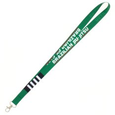 Beltor Smycz z karabińczykiem do kluczy Na szyję Brelok BJJ Zielona