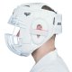 Beltor Kask karate z kratką skórzany KUMITE SHIRO-AKA ochraniacz głowy