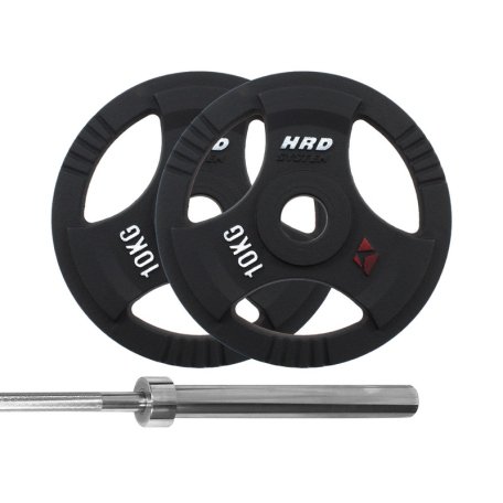 HRD System Zestaw Obciążenie Olimpijskie 33kg Gryf olimpijski