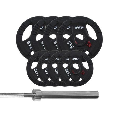 HRD System Zestaw Obciążenie Olimpijskie 43kg Gryf olimpijski