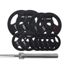 HRD System Zestaw Obciążenie Olimpijskie 53kg Gryf olimpijski