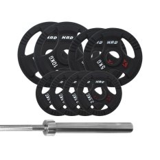 HRD System Zestaw Obciążenie Olimpijskie 53kg Gryf olimpijski