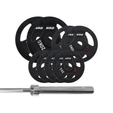 HRD System Zestaw Obciążenie Olimpijskie 93kg Gryf olimpijski