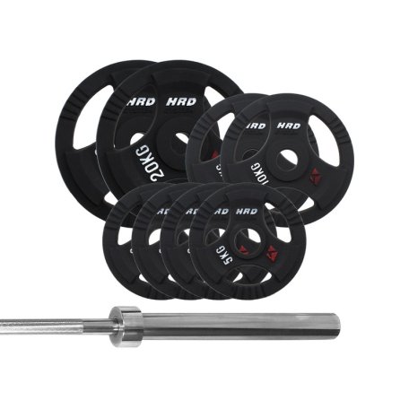 HRD System Zestaw Obciążenie Olimpijskie 93kg Gryf olimpijski