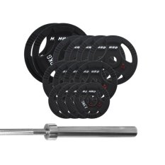 HRD System Zestaw Obciążenie Olimpijskie 123kg Gryf olimpijski