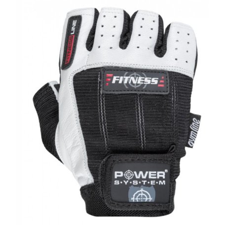 POWER-SYSTEM RĘKAWICZKI FITNESS WHITE BLACK