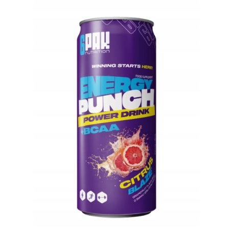 6 PAK ENERGY PUNCH 250ml