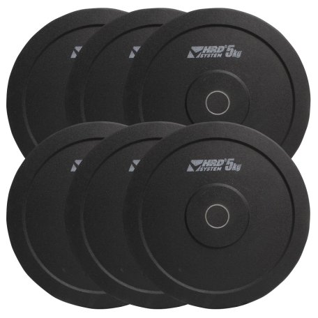 ZESTAW 30KG OBCIĄŻENIE OLIMPIJSKIE BUMPER 50,5MM - HRD System