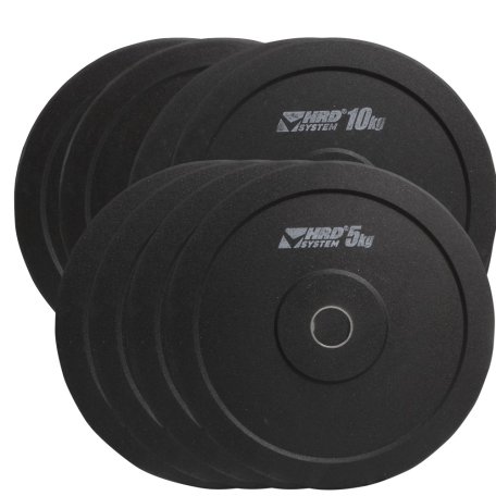 HRD System ZESTAW 80KG OBCIĄŻENIE OLIMPIJSKIE BUMPER 50,5MM