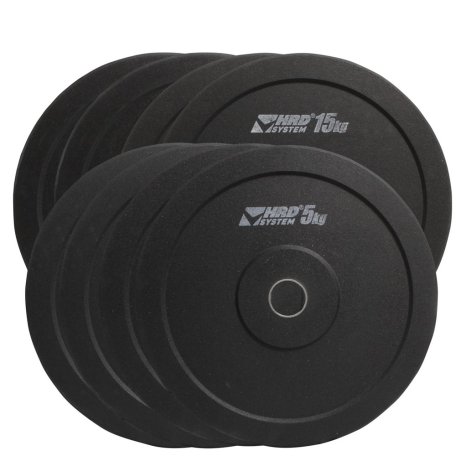 HRD System ZESTAW 100KG OBCIĄŻENIE OLIMPIJSKIE BUMPER 50,5MM