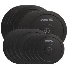 HRD System ZESTAW 200KG OBCIĄŻENIE OLIMPIJSKIE BUMPER 50,5MM