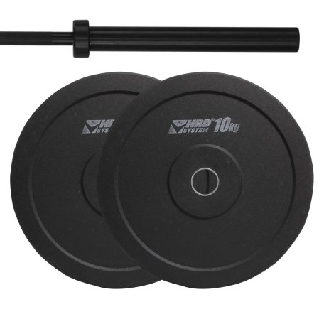 HRD System ZESTAW 40KG OBCIĄŻENIE OLIMPIJSKIE BUMPER