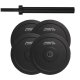 HRD System ZESTAW 40KG OBCIĄŻENIE OLIMPIJSKIE BUMPER + GRYF