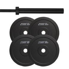 HRD System ZESTAW 70KG OBCIĄŻENIE OLIMPIJSKIE BUMPER + GRYF