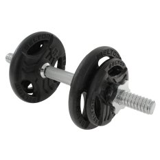 Beltor Regulowana hantla żeliwna 10kg + zaciski