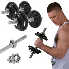 Beltor Regulowane hantle żeliwne 2x10kg + zaciski