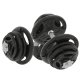Beltor Regulowane hantle żeliwne 2x25kg + zaciski