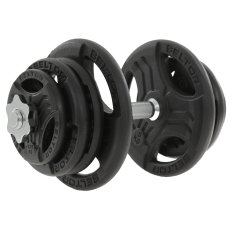 Beltor Regulowana hantla żeliwna 25kg + zaciski - Beltor