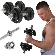 Beltor Regulowane hantle żeliwne 2x15kg + zaciski