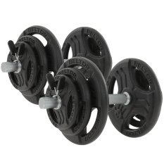 Beltor Regulowane hantle żeliwne 2x20kg + zaciski motylkowe