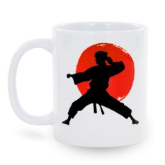 Beltor KUBEK KARATE WE DO LOGO BIAŁY KARATEKA PREZENT SENSEI